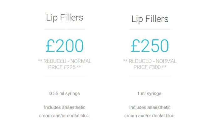 EXPIRED – Lip Fillers Promotion 2017 – Up to 20% Off