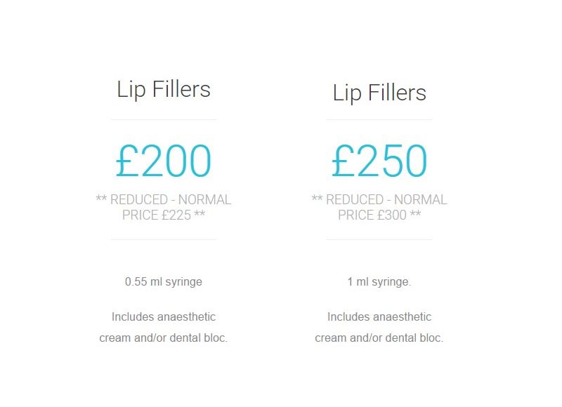 EXPIRED – Lip Fillers Promotion 2017 – Up to 20% Off